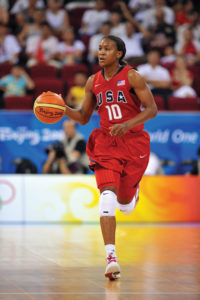 Tamika Catchings at Beijing Olympics